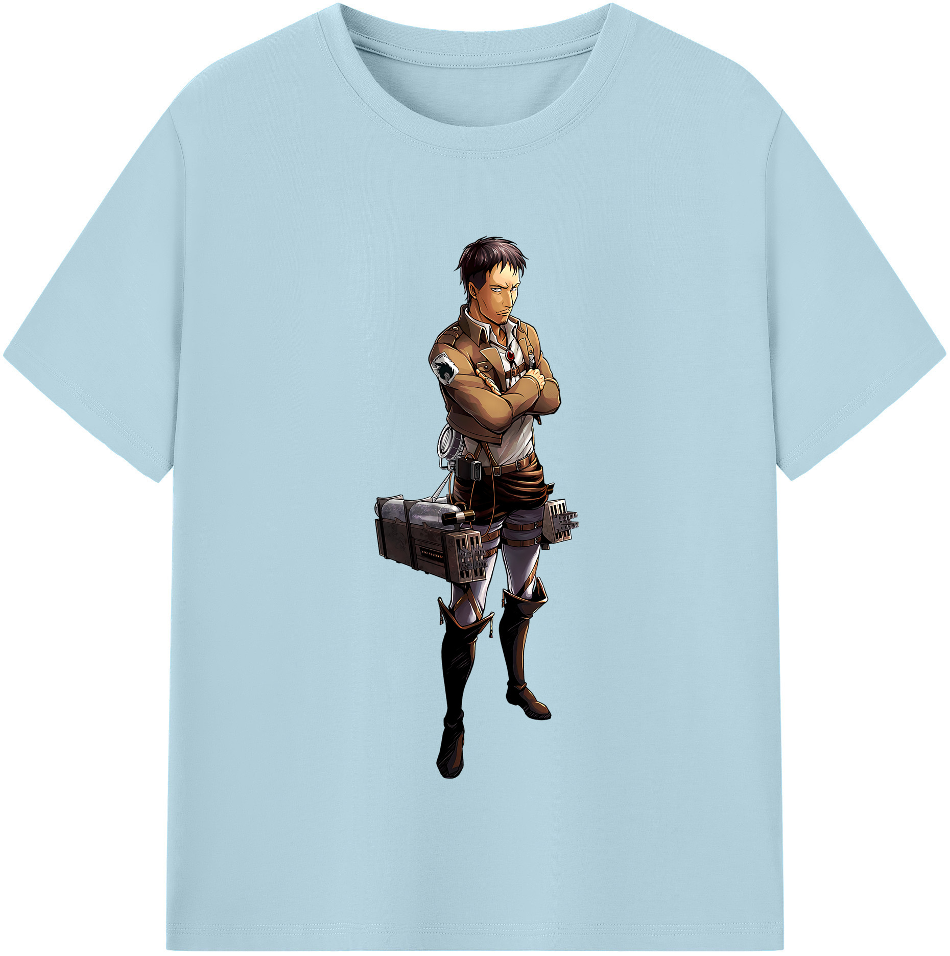 （画像用） 進撃の巨人 Attack on Titan 綿100％半袖Tシャツ（フロントプリント）